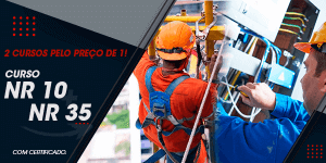 Curso de NR 10 + Curso de NR 35 com Certificados